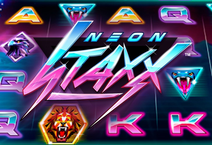 Neon Staxx - NetEnt slot at Kasino Fortuna Casino